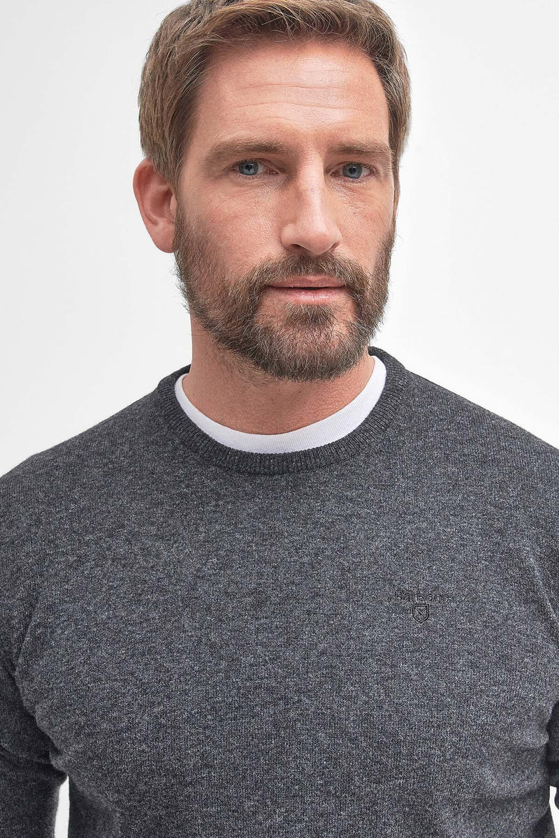 Maglione girocollo Essential in lana d’agnello