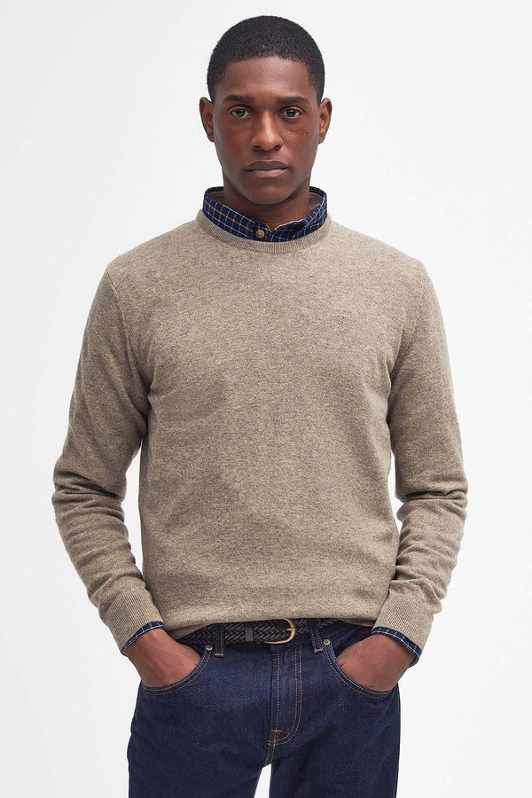 Essential L/Wool Crew Neck