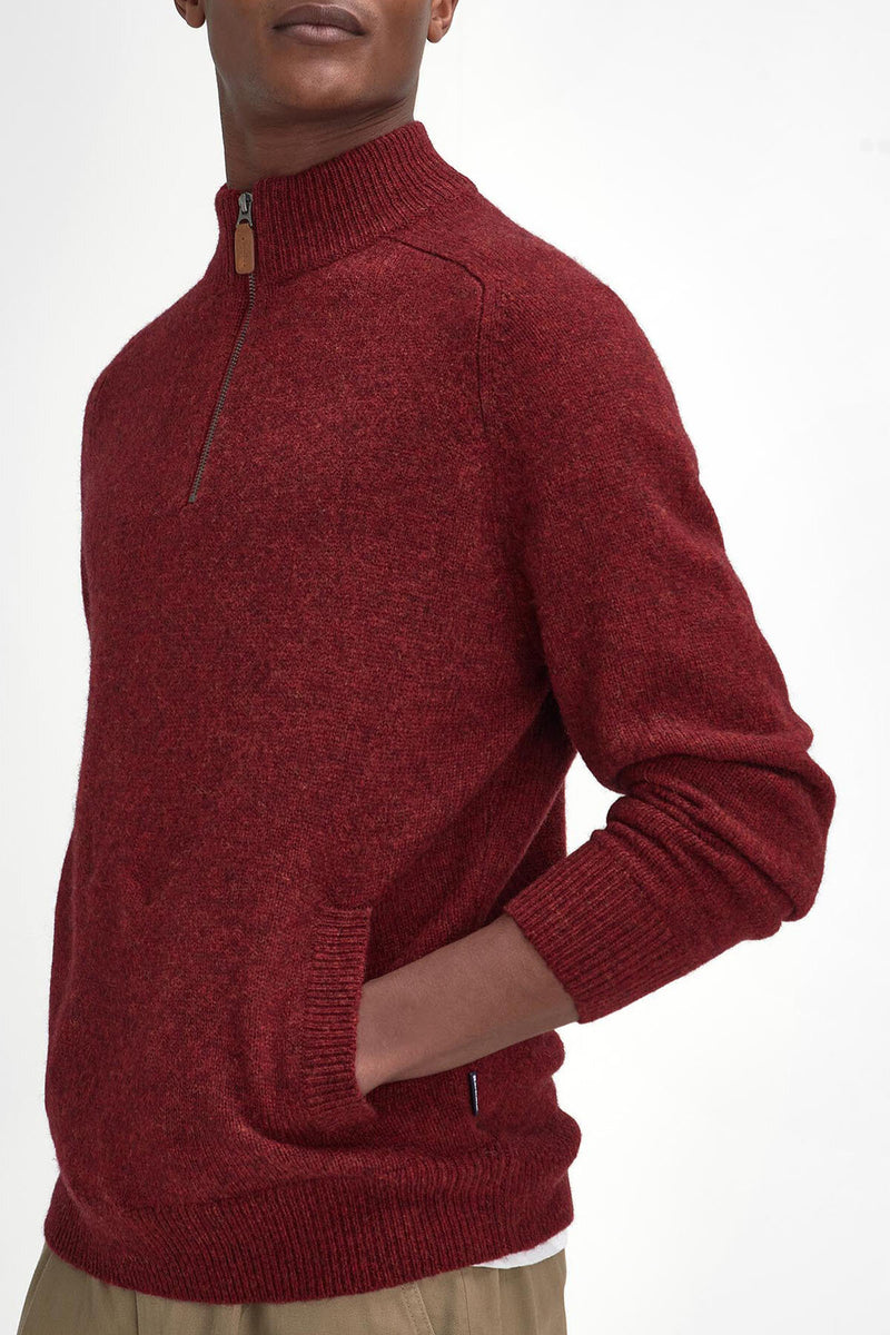 Maglione Talder con zip corta