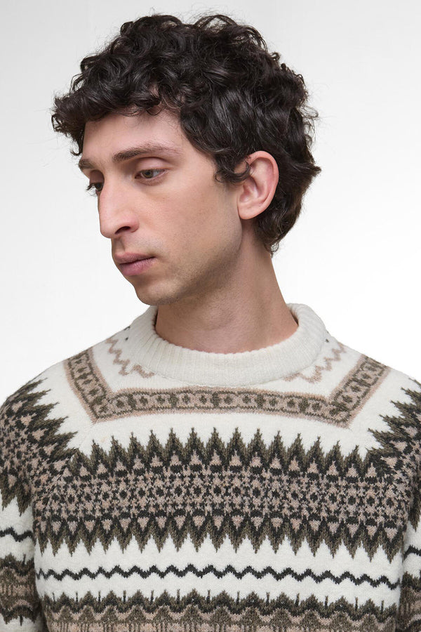 Barbour Hase Fair Isle Crew Neck Jumper