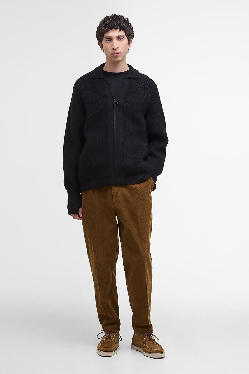 Barbour Garthman Knitted Zip-Up Jumper