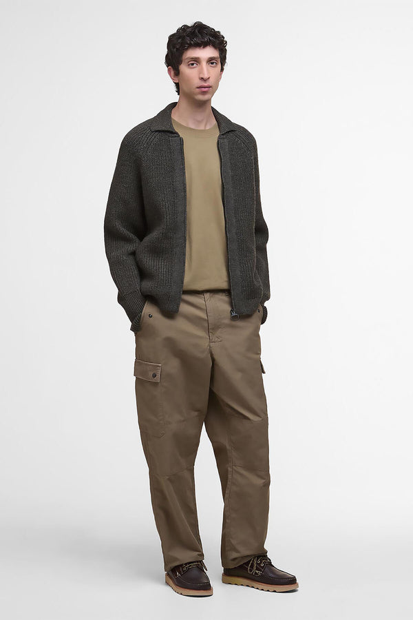 Barbour Garthman Knitted Zip-Up Jumper