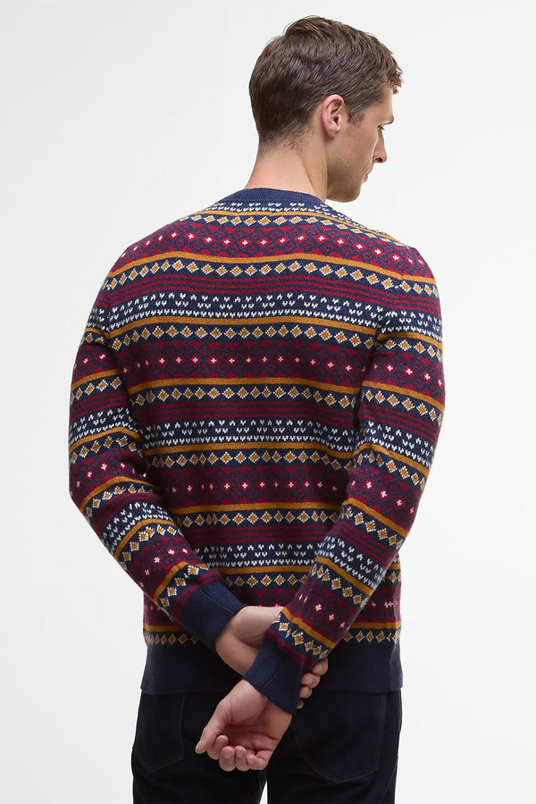 Barbour Easdale Fair Isle Crew Neck Jumper