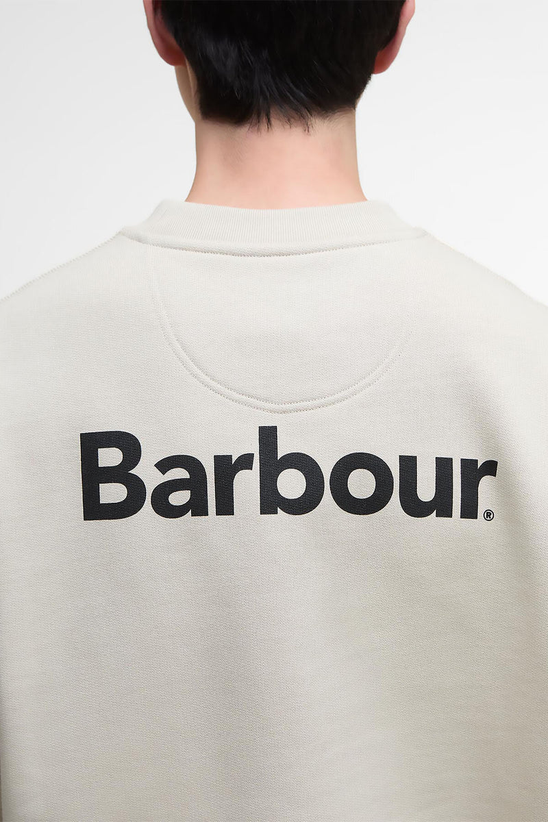 Felpa girocollo oversize Nicholas in cotone spazzolato