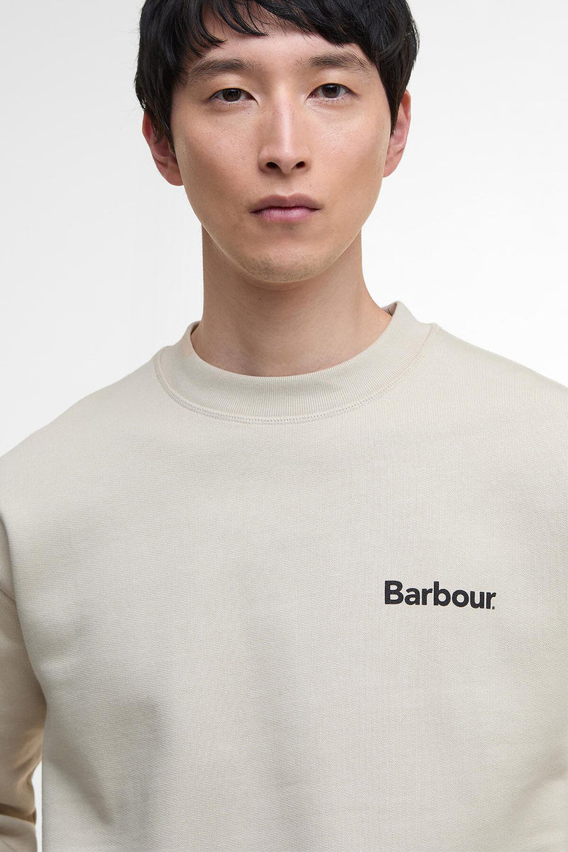 Felpa girocollo oversize Nicholas in cotone spazzolato