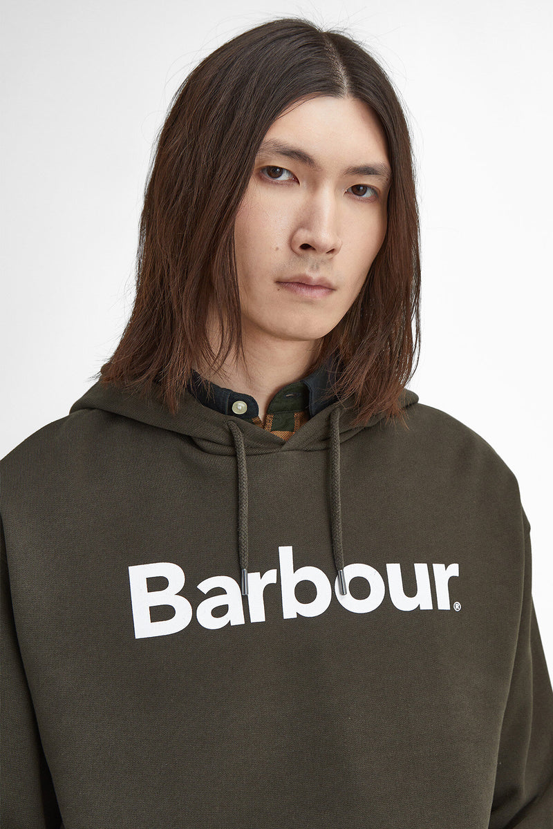 Felpa con cappuccio oversize Nicholas in cotone spazzolato