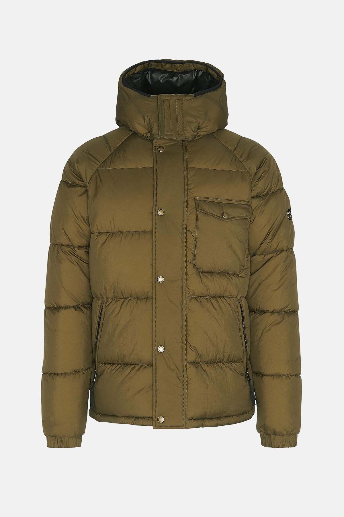 Haze Puffer Jacket Military olive by Barbour International Men WP Store