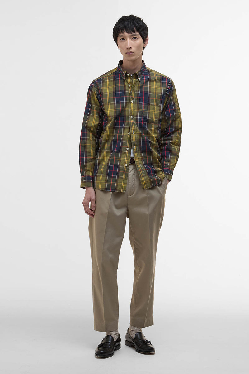 Camicia oversize Taggon in tartan