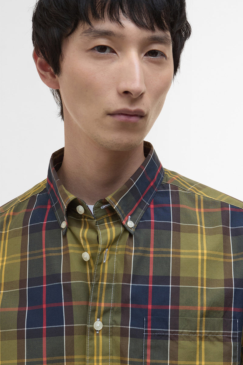 Camicia oversize Taggon in tartan