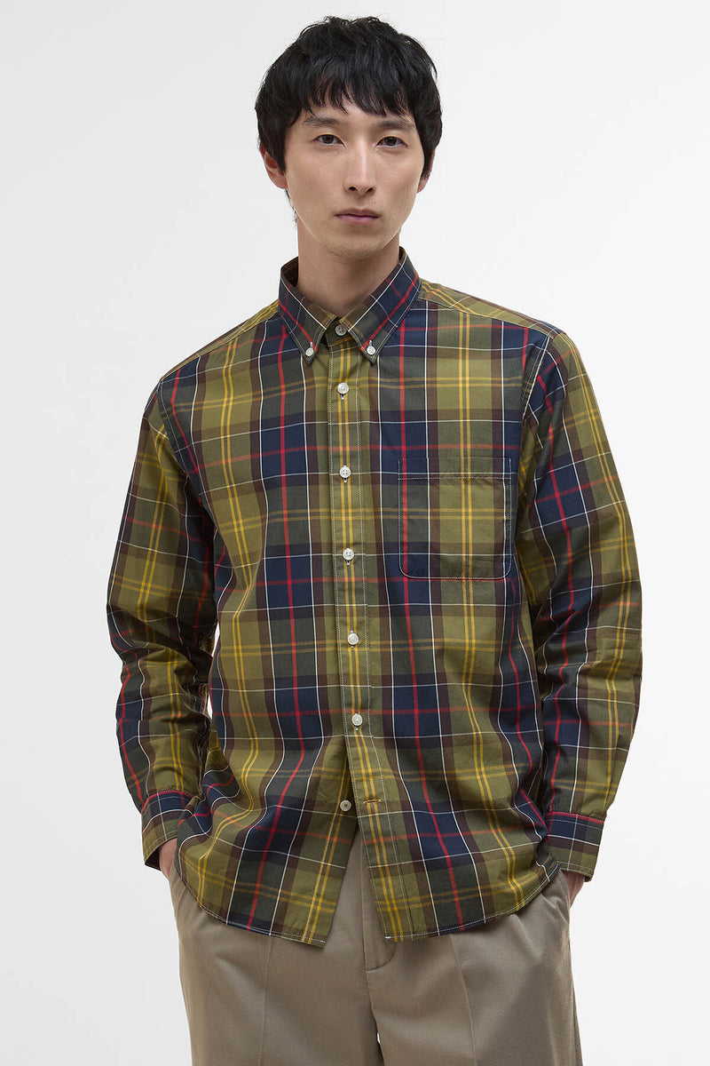 Camicia oversize Taggon in tartan