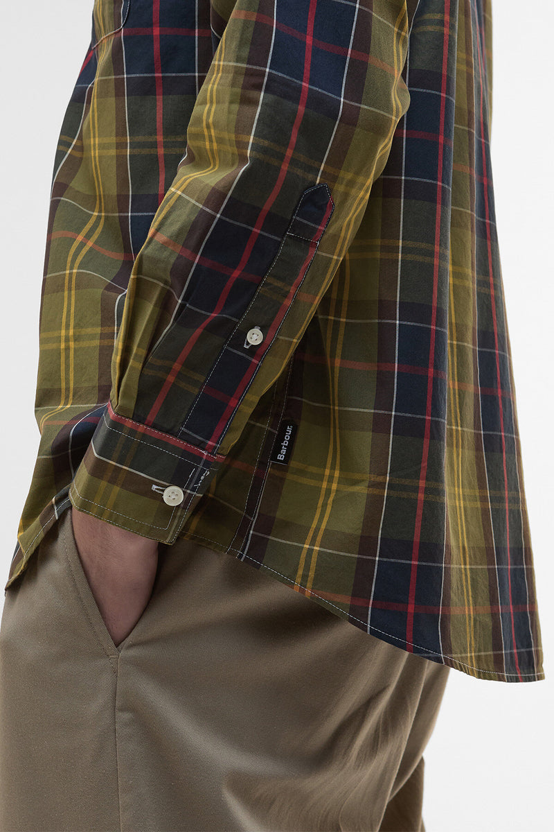 Camicia oversize Taggon in tartan