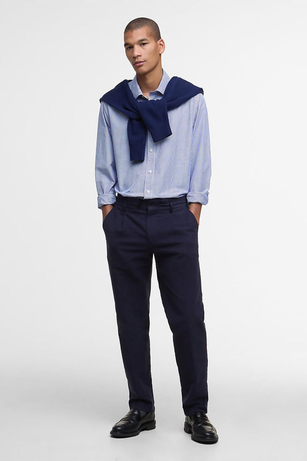 Camicia Graham leggermente aderente con motivo a righe