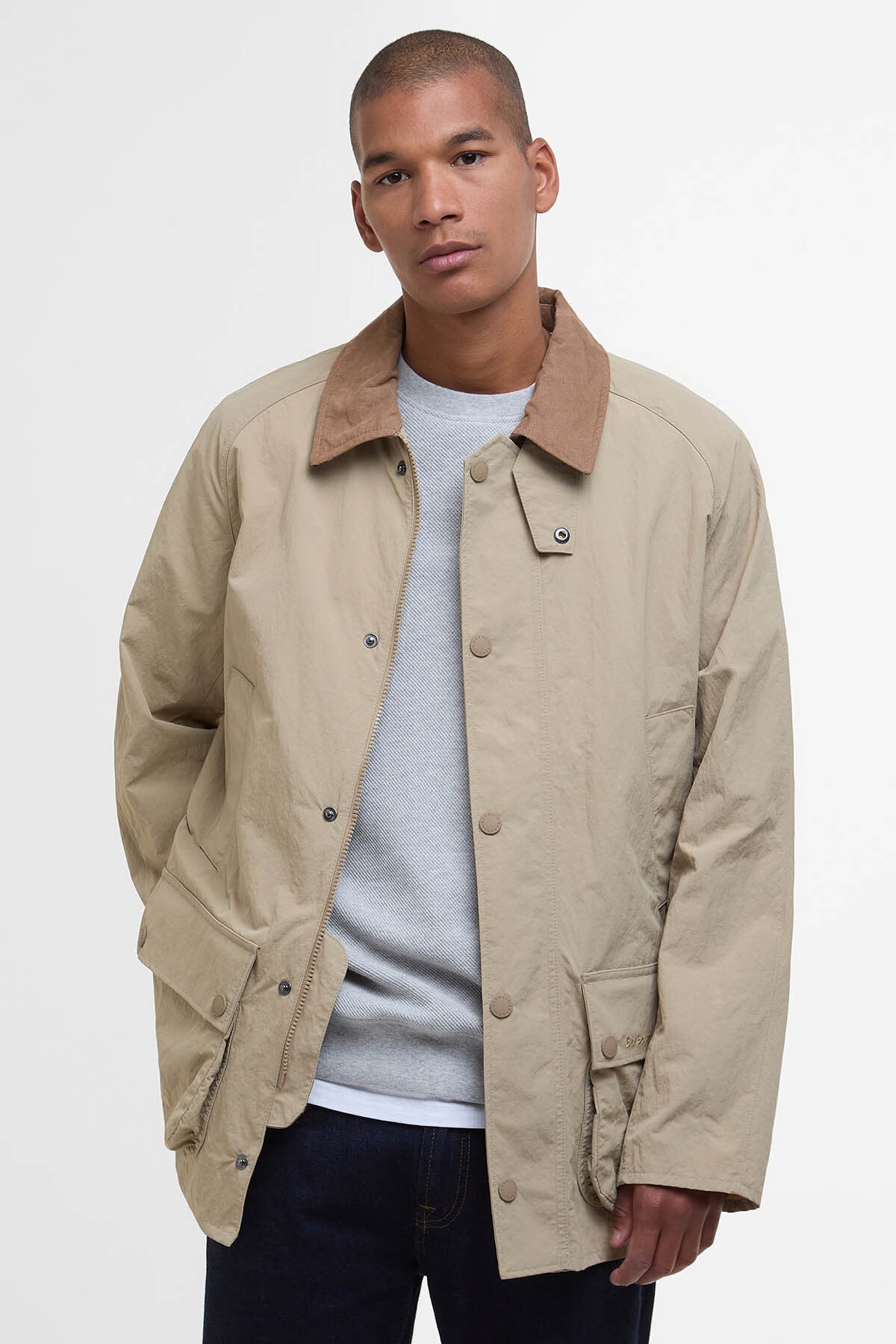 Barbour Giacca antipioggia Ashby Washed stone | Uomo | WP Store