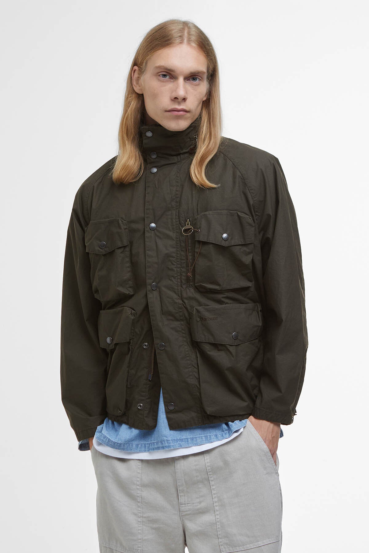 Barbour Giacca antipioggia Westmorland Verde pigmento/green | Uomo