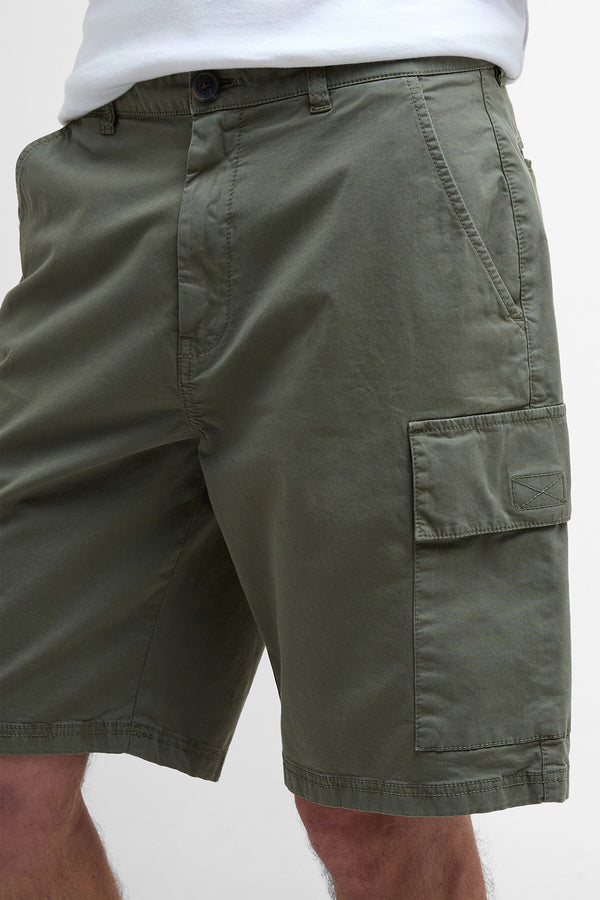 Shorts cargo in twill