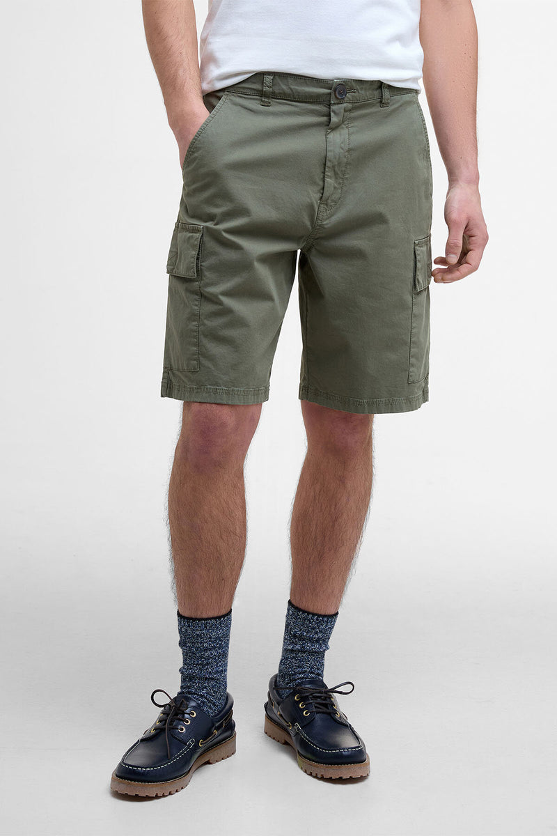 Shorts cargo in twill