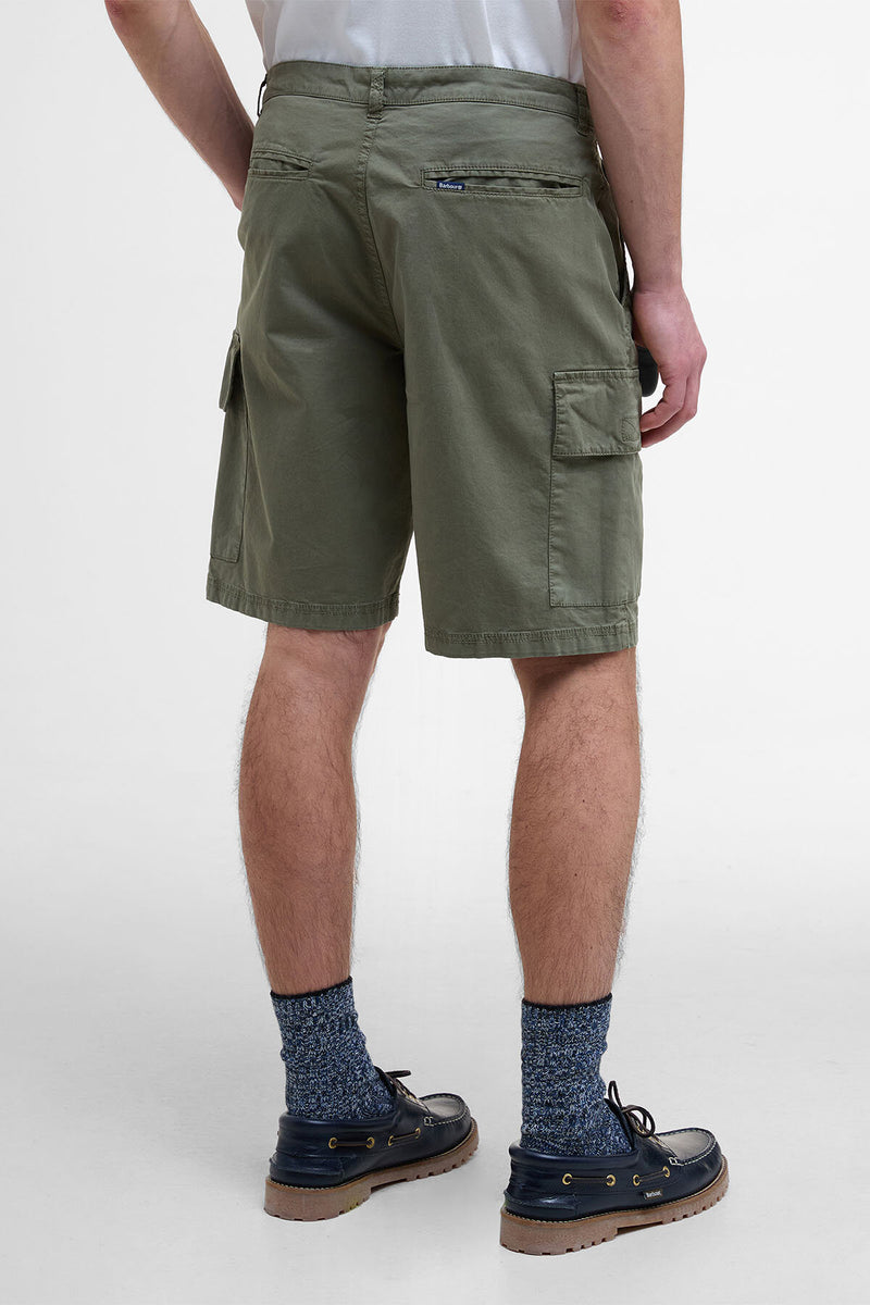 Shorts cargo in twill