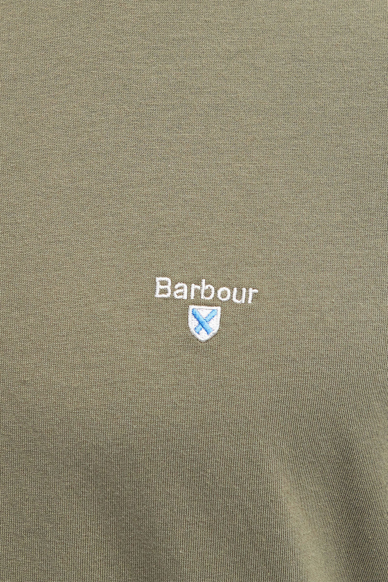 T-shirt sportiva con dettagli in tartan