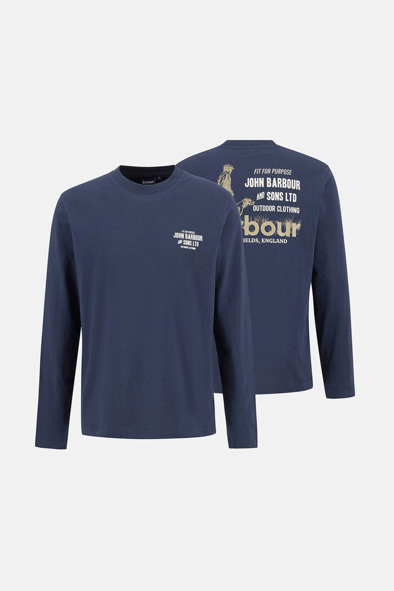 T-shirt con stampa a maniche lunghe Pointer