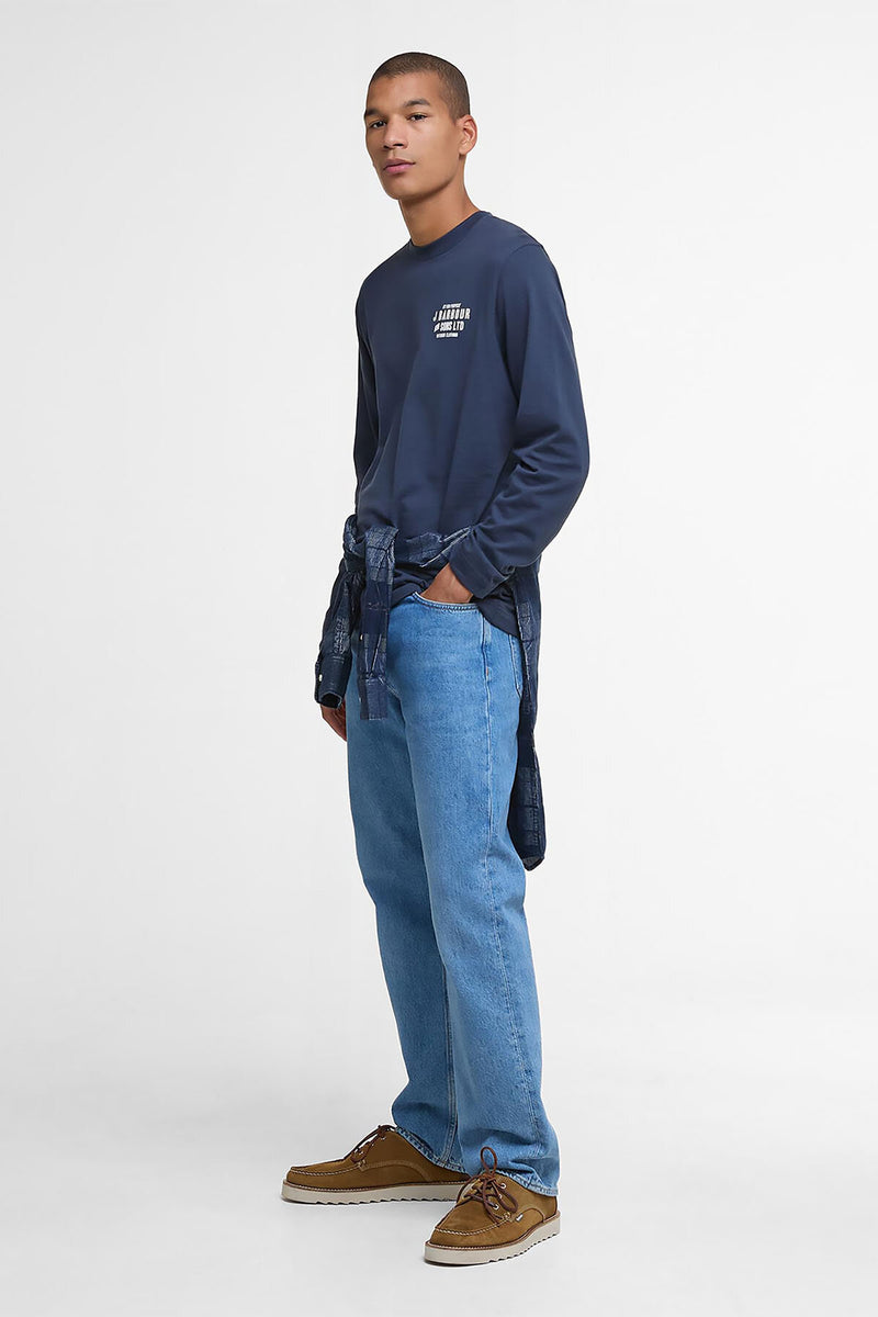 T-shirt con stampa a maniche lunghe Pointer