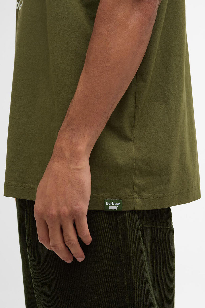 T-shirt con stampa Barbour x Levi's