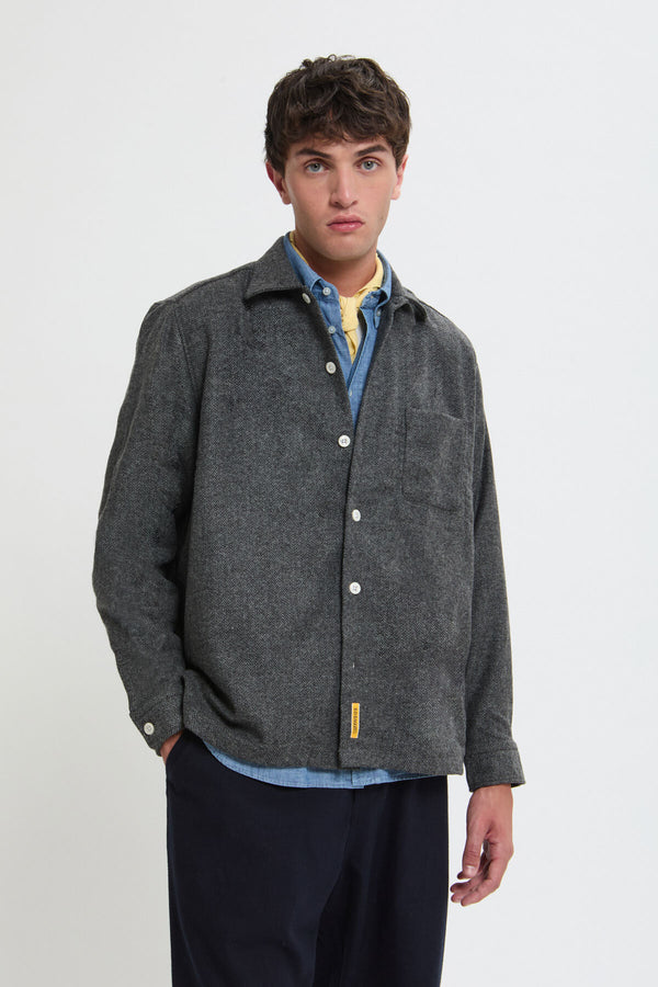 Overshirt a maniche lunghe