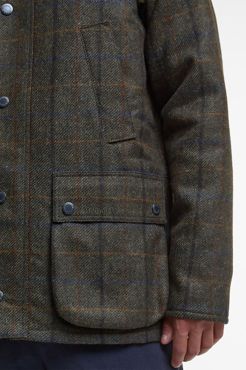 Giacca Bedale in lana con motivo a scacchi