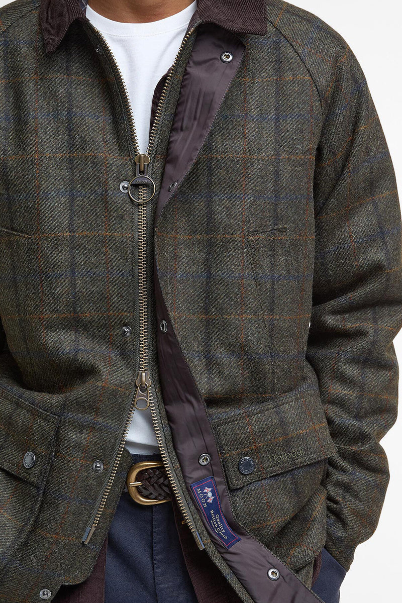 Giacca Bedale in lana con motivo a scacchi