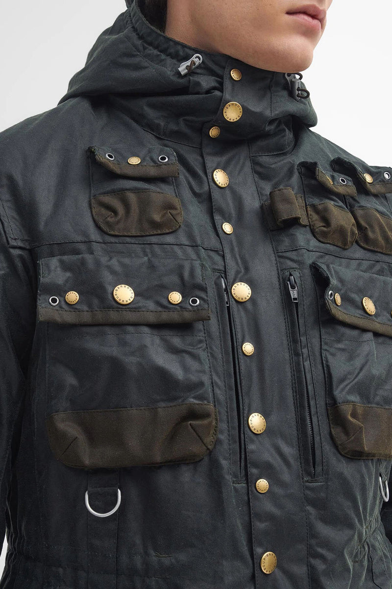 Giacca cerata Military Barbour x TO KI TO