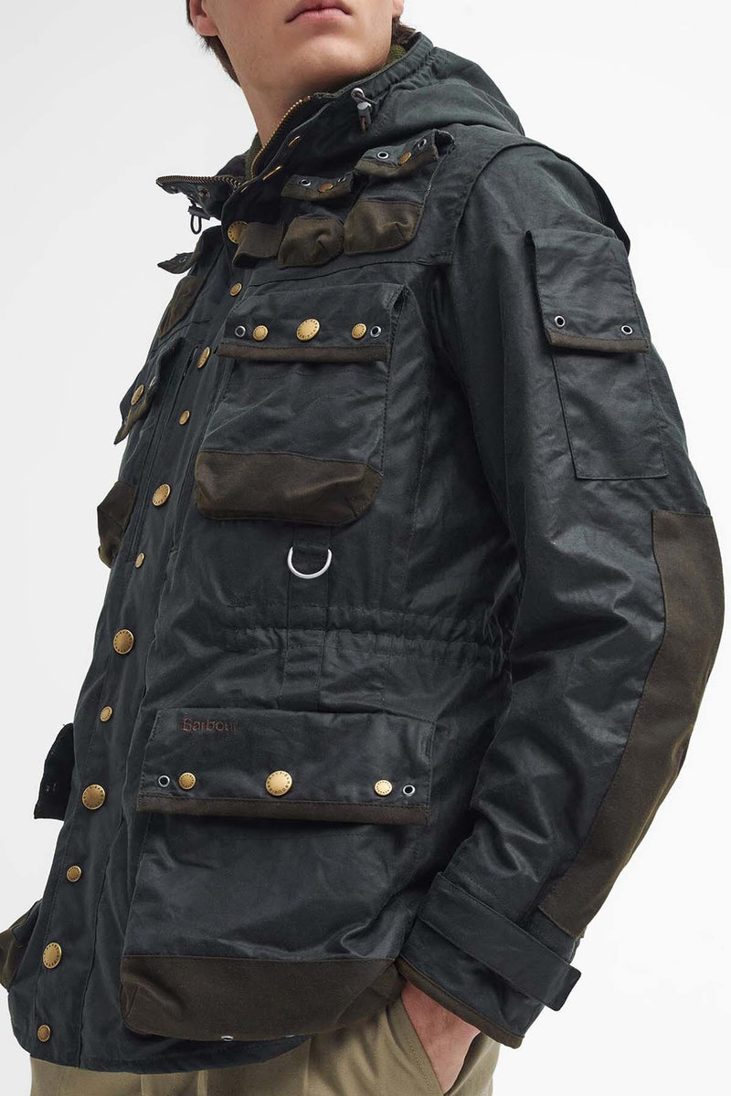 Giacca cerata Military Barbour x TO KI TO