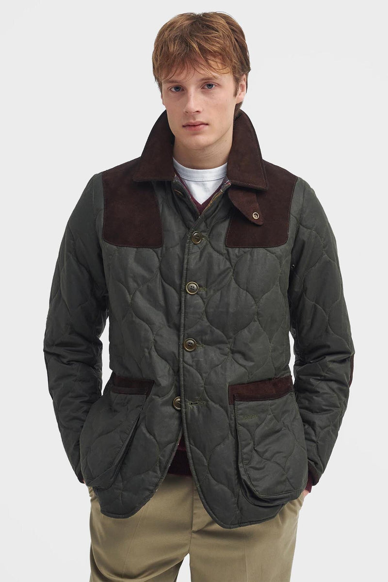 Barbour x TO KI TO Sporting Quilted Waxed Jacket