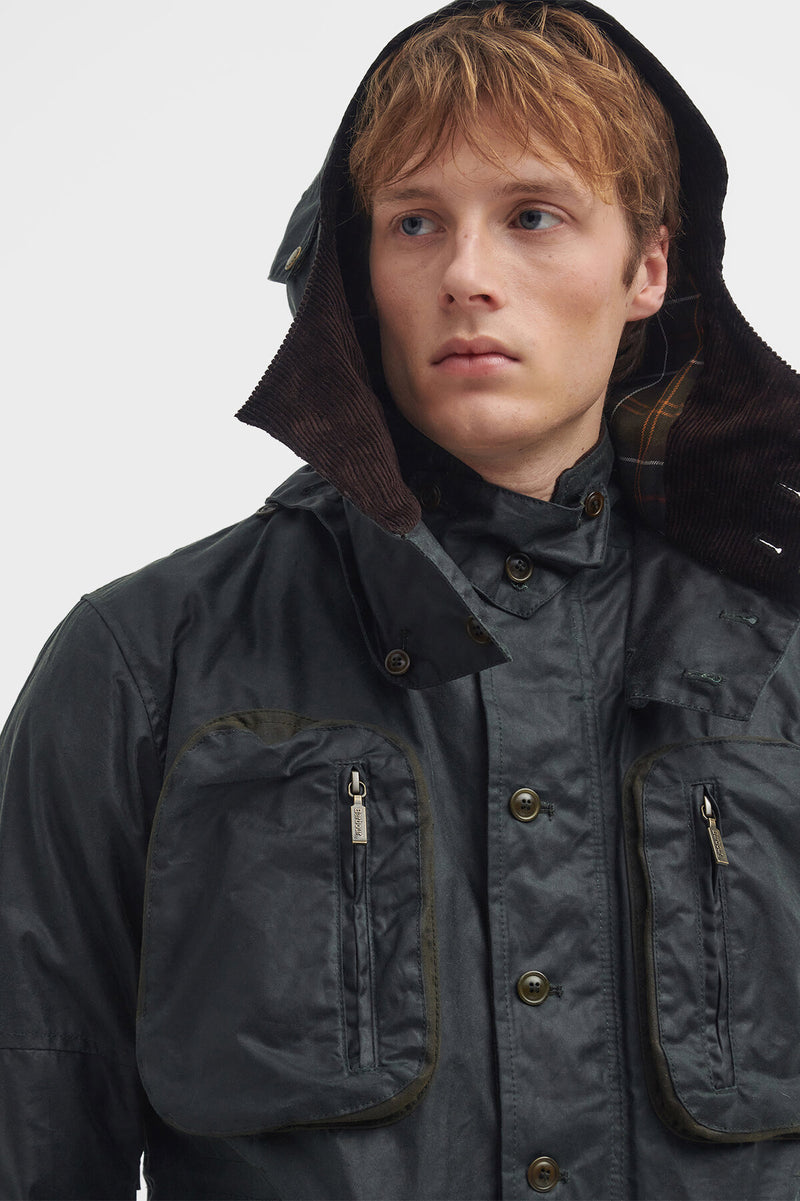 Barbour x TO KI TO Outland Waxed Jacket