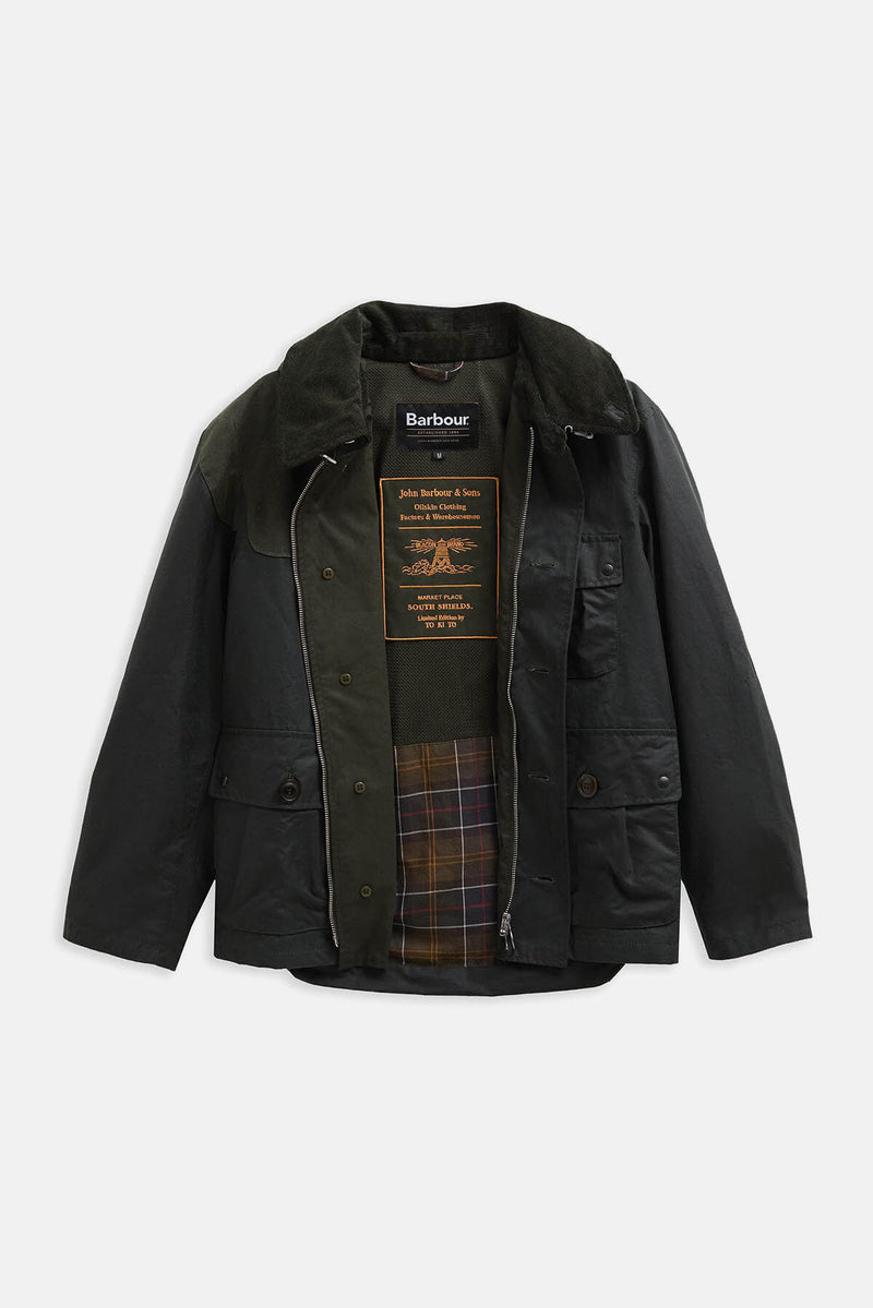 Giacca cerata Forest Barbour x TO KI TO