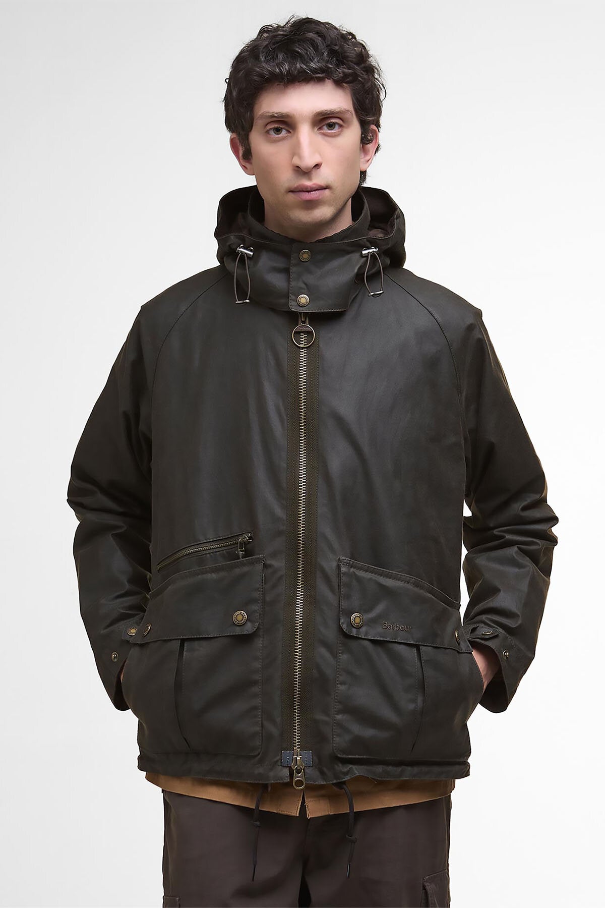 Re-Engineered Bardon Spey Waxed Jacket Olive by Barbour | Men | WP