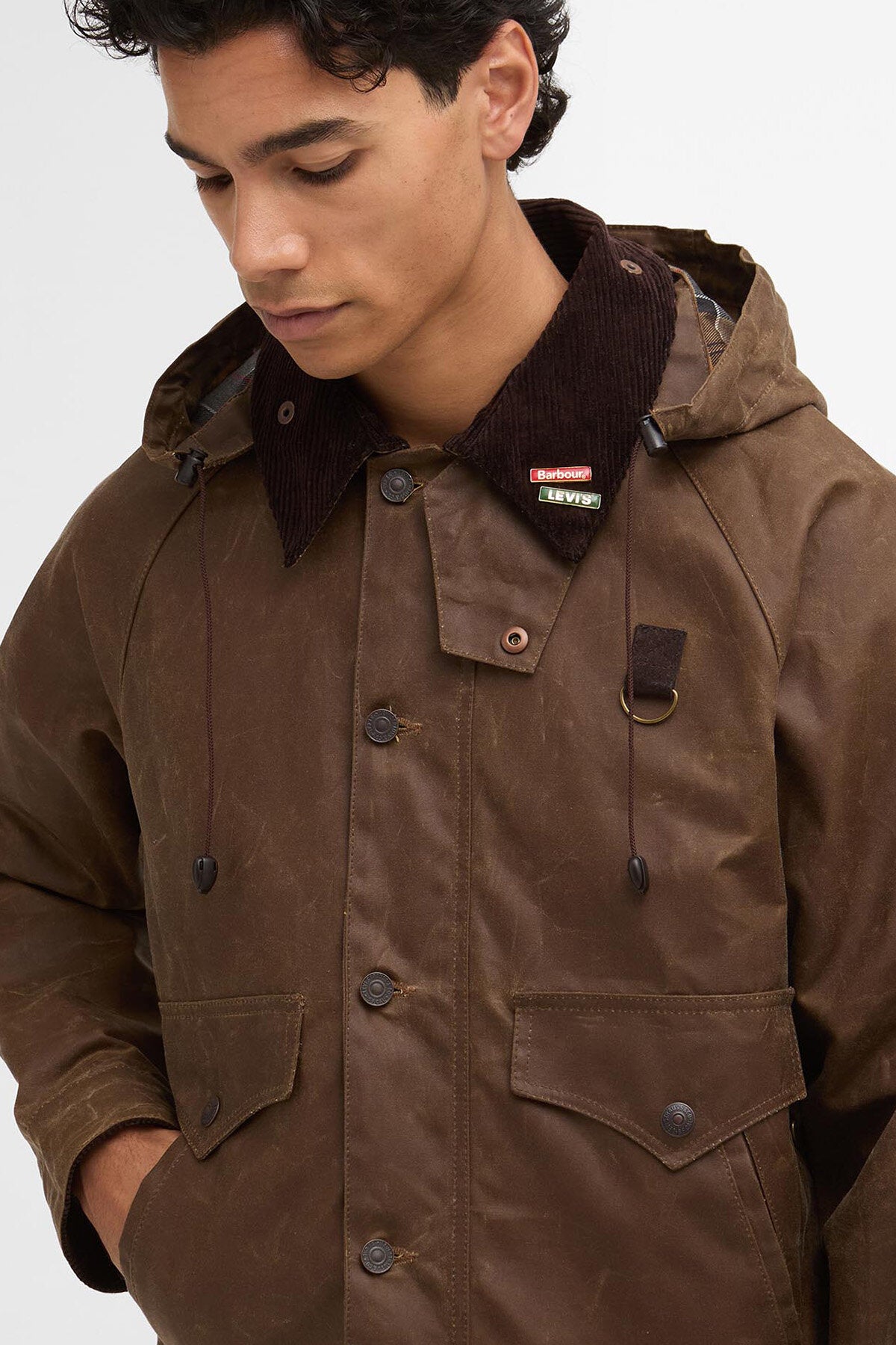 Barbour Giacca cerata Spey Barbour x Levi's Tan | Uomo | WP Store