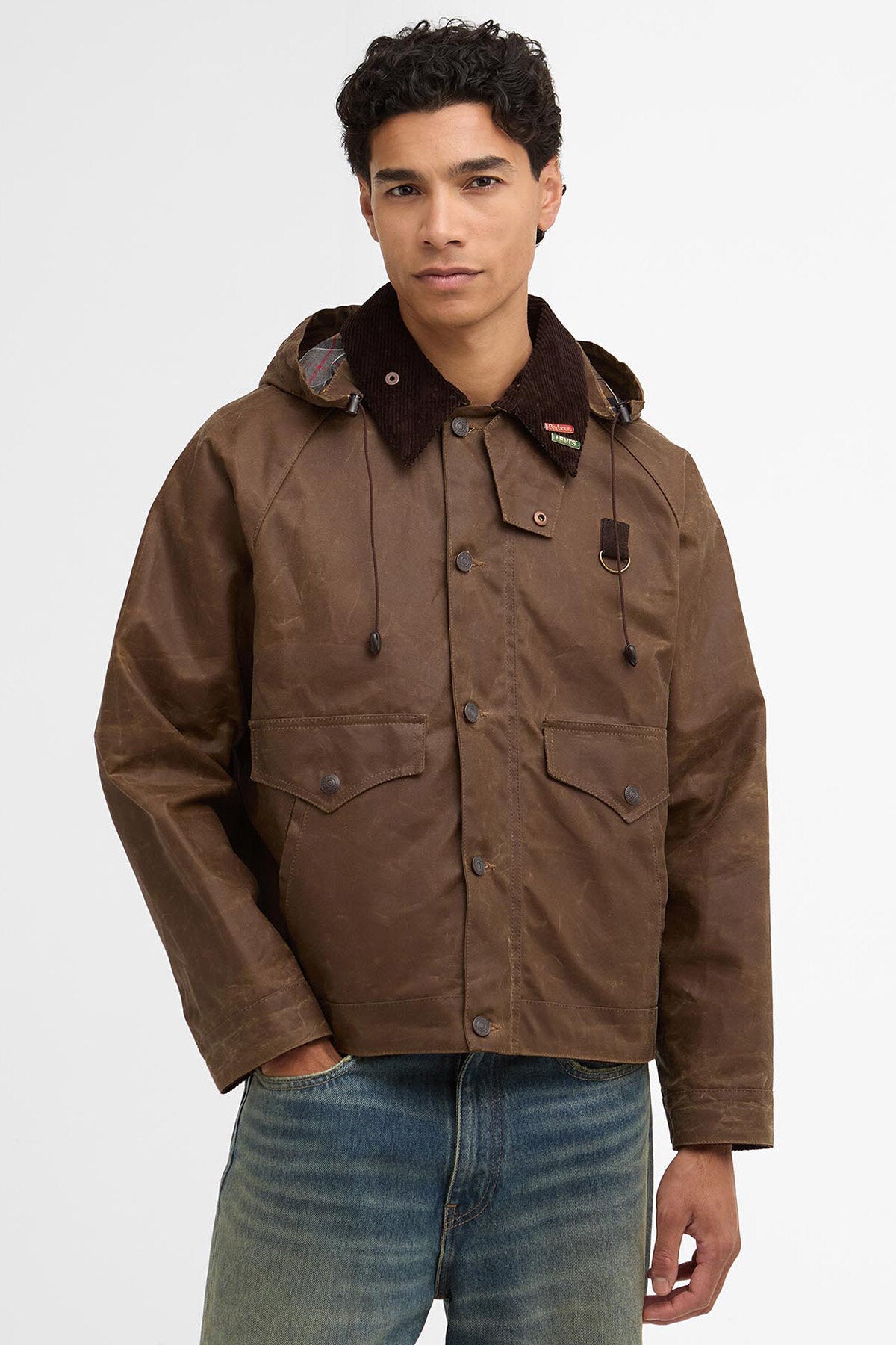 Barbour x Levi's Spey Wax Jkt Tan by Barbour | Men | WP Store