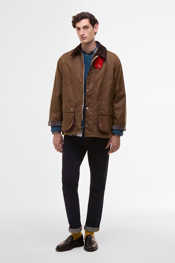 Giacca cerata Bedale oversize Paul Smith loves Barbour