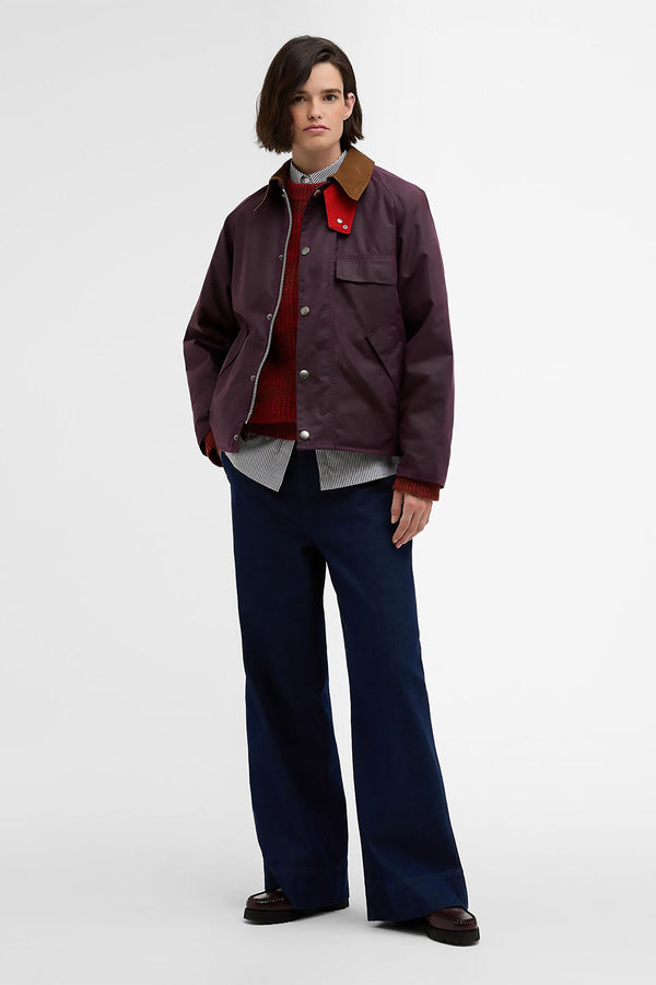 Giacca cerata Transport Paul Smith loves Barbour