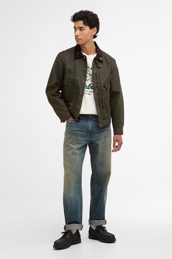 Giacca cerata Type II Barbour x Levi’s