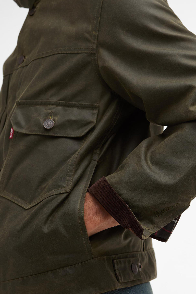 Barbour x Levi's Type Ii Wax Jkt