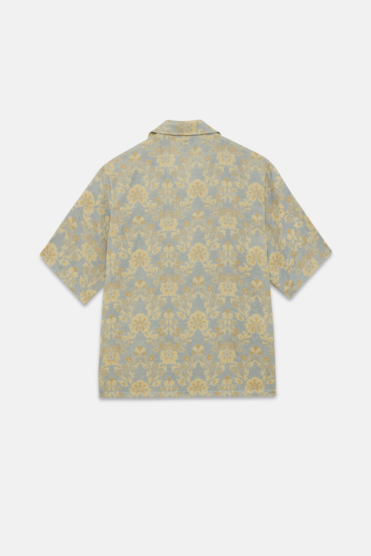 Cabana Shirt Poly India Jacquard Grey/beige by Needles | Men | WP