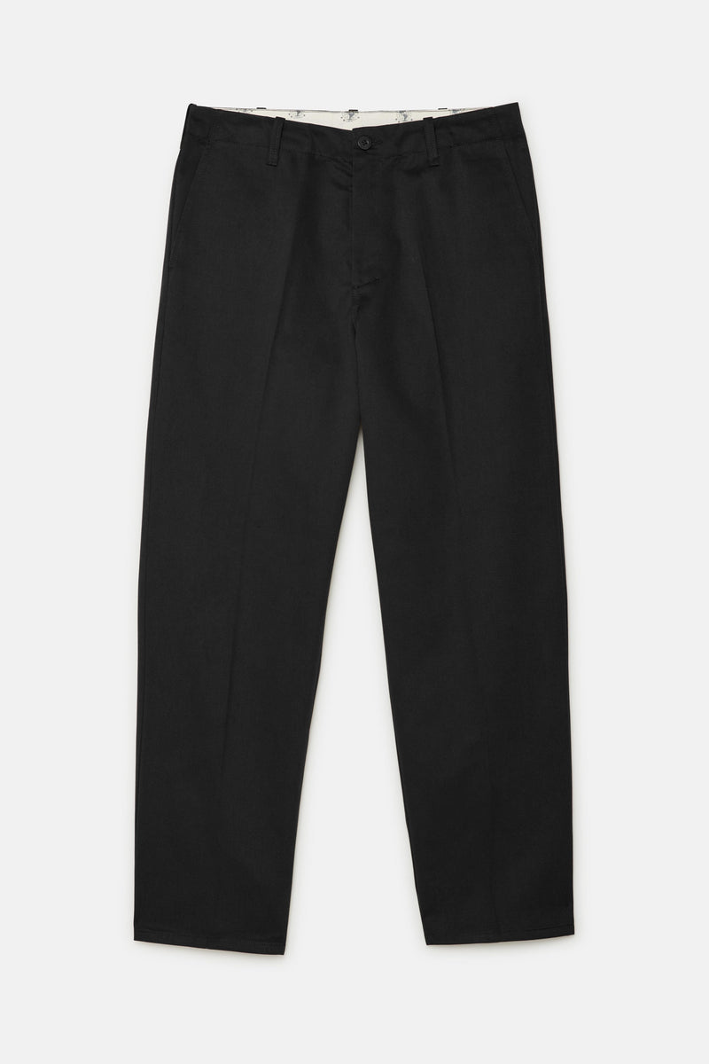Pantaloni in Twill Taglio Dritto
