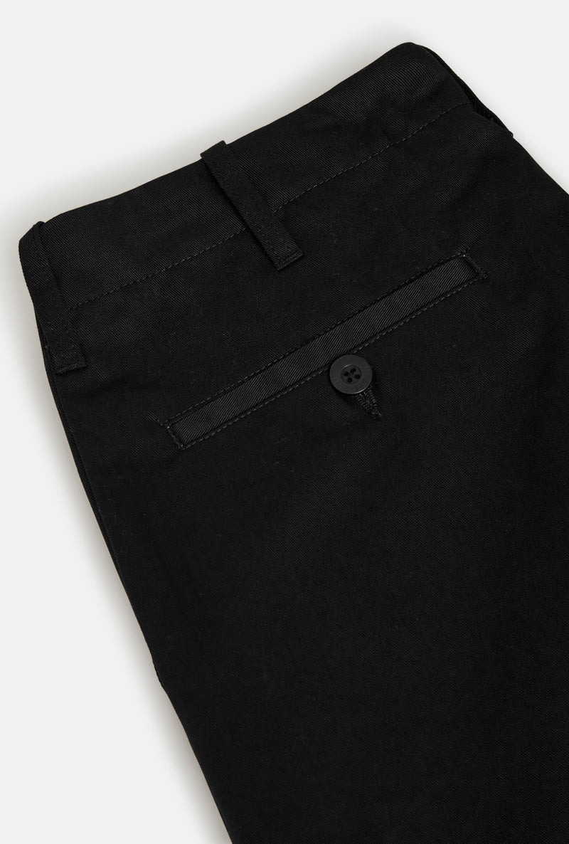 Pantaloni in Twill Taglio Dritto