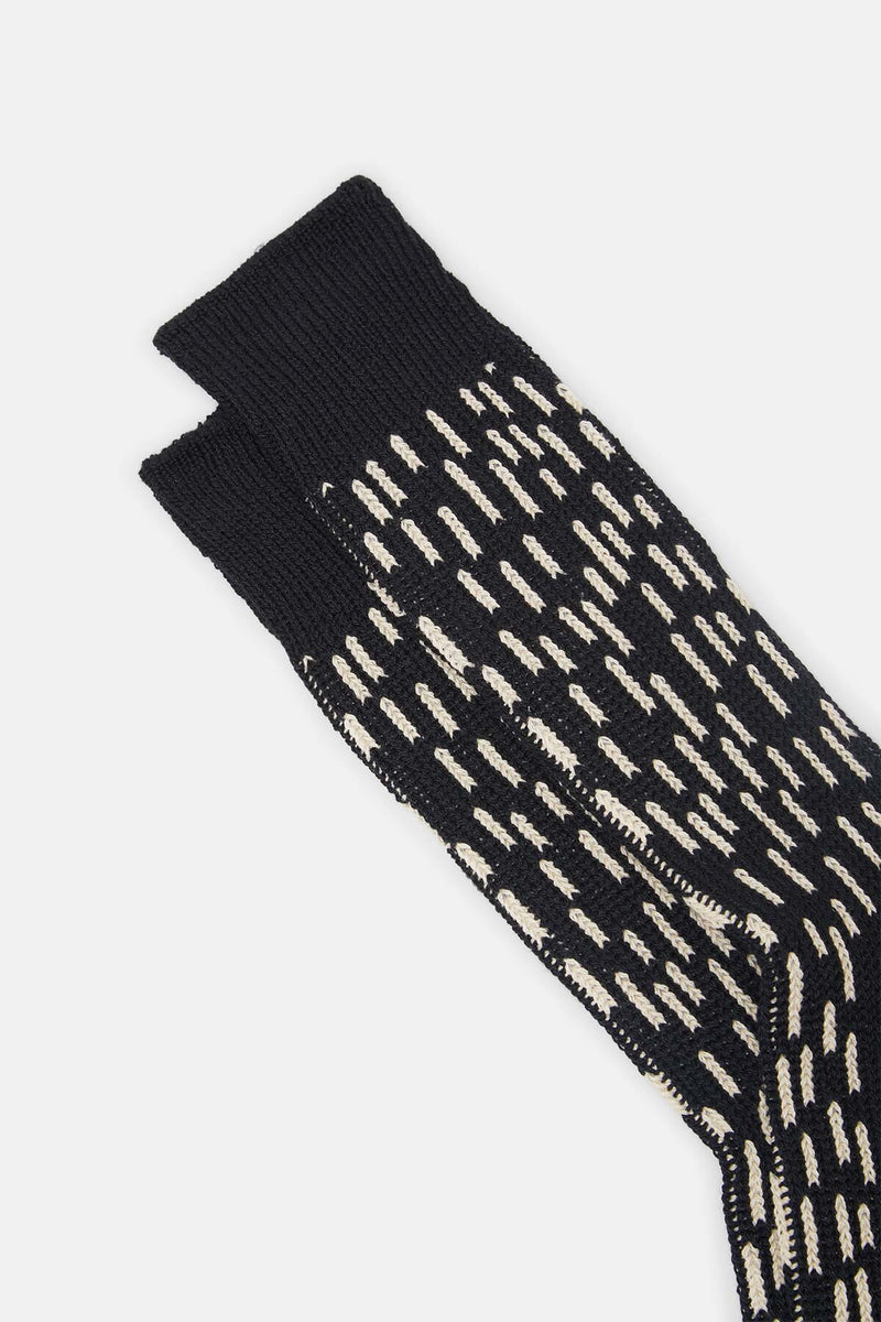 Calzini corti con motivo a gocce di pioggia