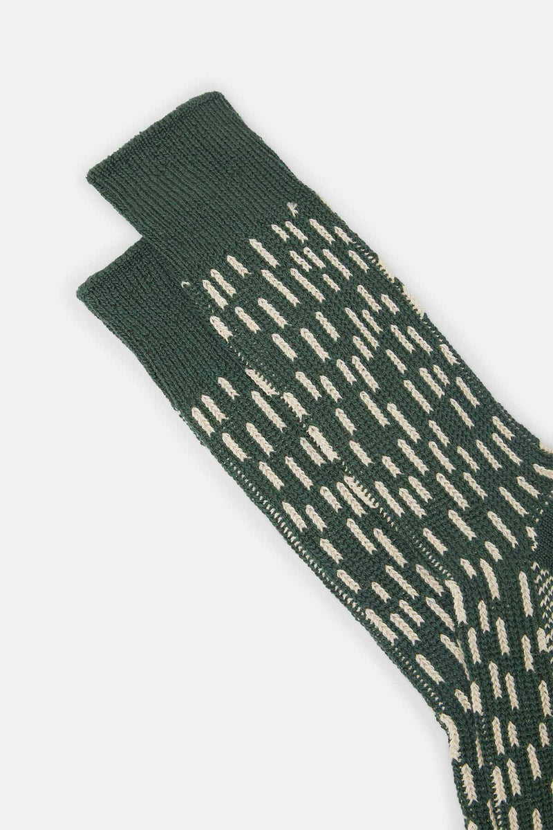 Calzini corti con motivo a gocce di pioggia