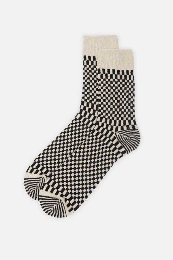 Checkerboard pattern Socks