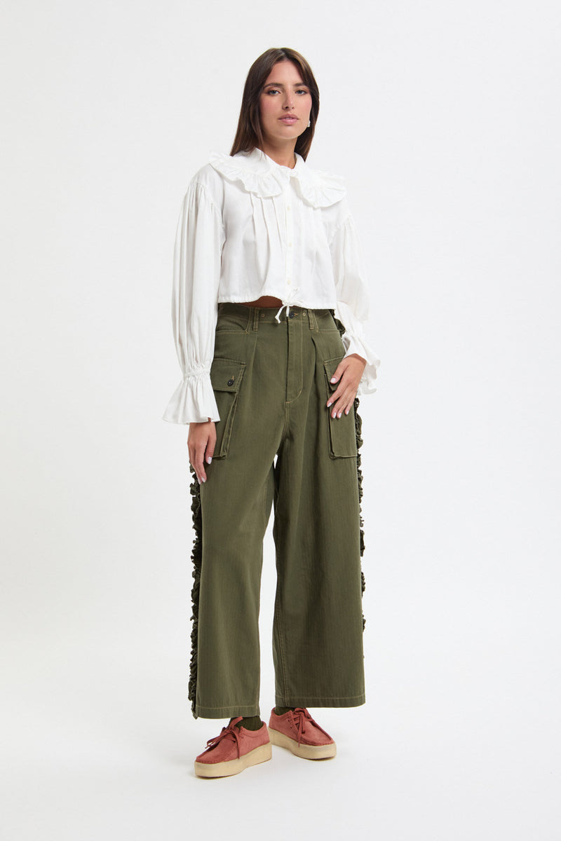 Camicia Spencer con ricamo monogram