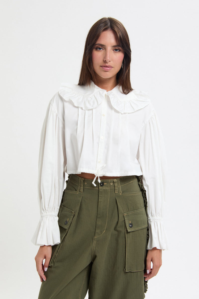 Camicia Spencer con ricamo monogram