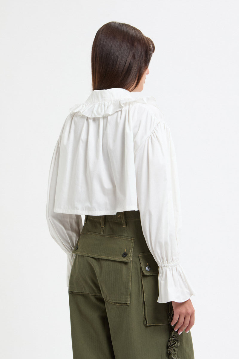 Camicia Spencer con ricamo monogram