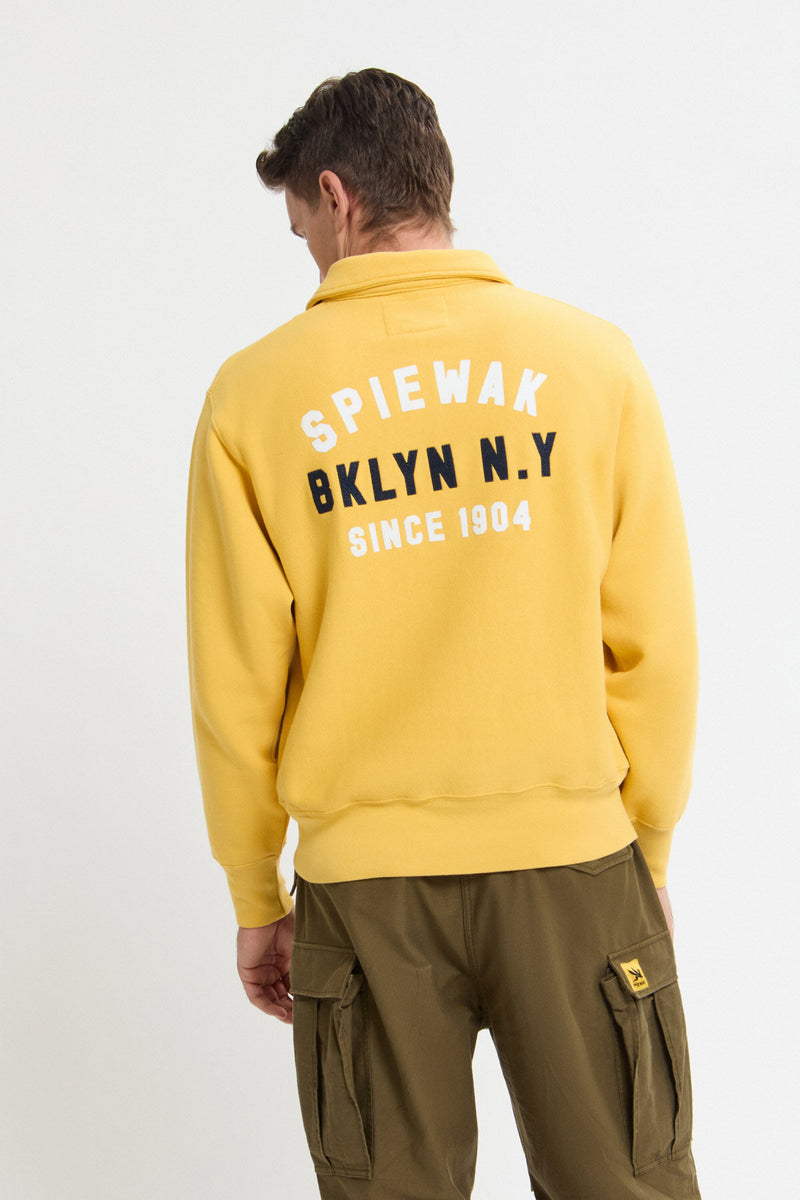 Half Zip Stand Collar Sweatshirt